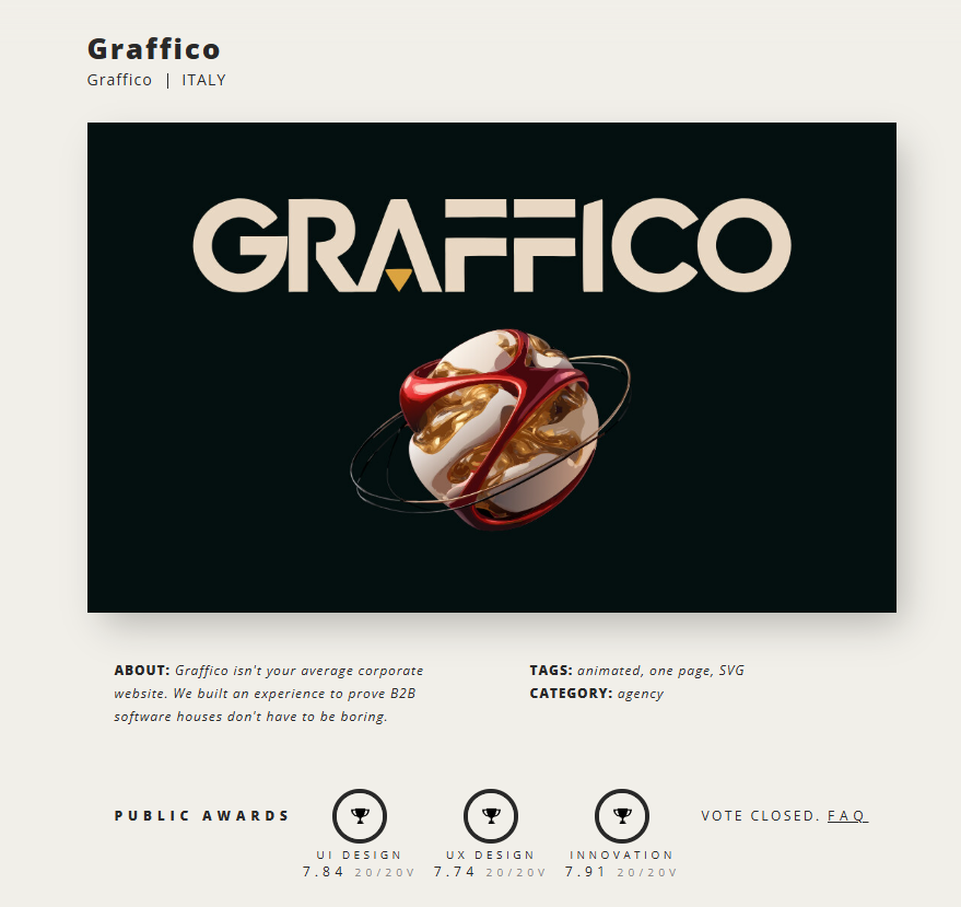 CSS Design Awards