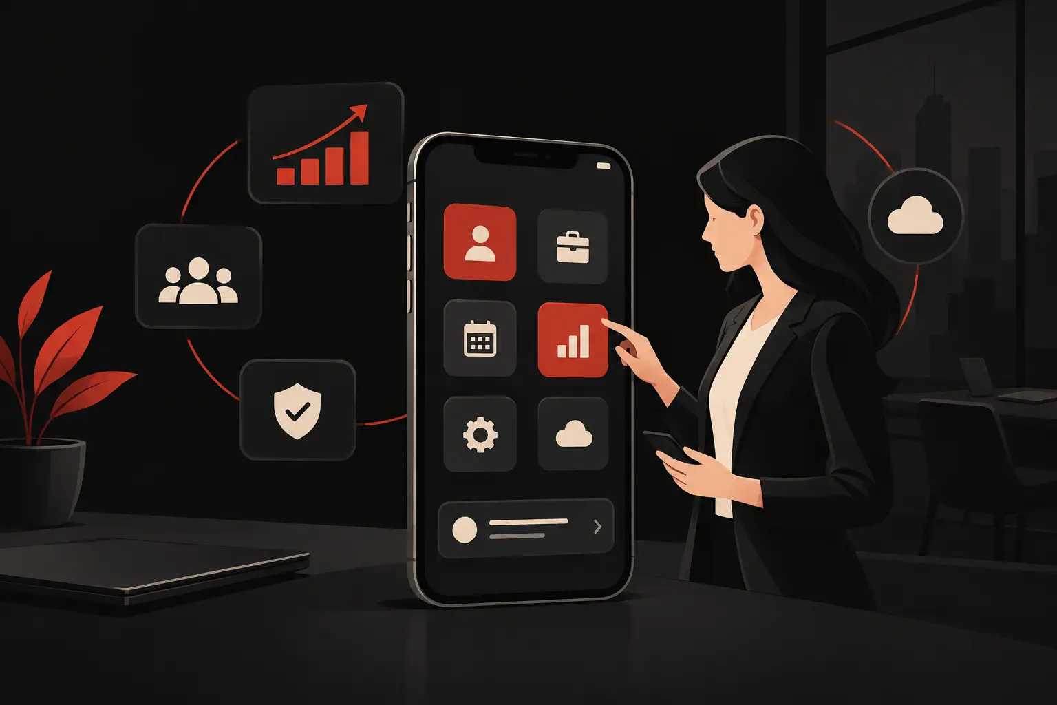 When a business mobile app creates value